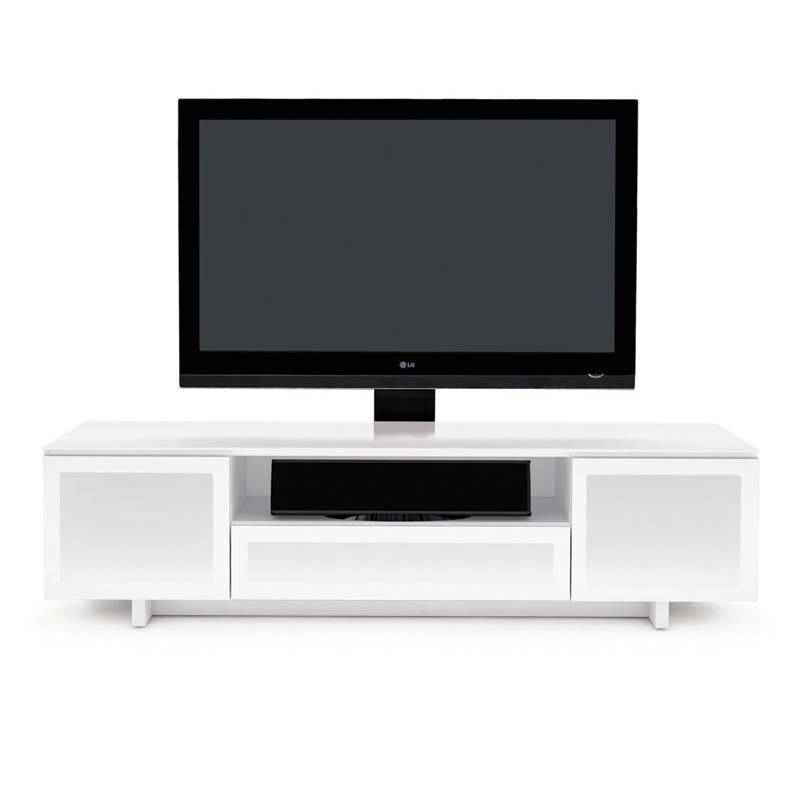 Bdi Nora 8239 W Tv Cabinet Gloss White With Micro Bdi Nora 8239 W Tv Cabinet Gloss White With Micro Etched Glass Doors