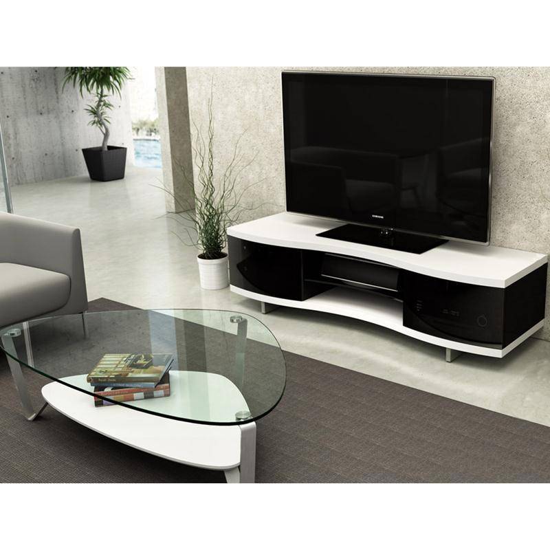 Bdi Ola 8137 Sw Tv Cabinet Satin White Wom World Of Bdi Ola 8137 Sw Tv Cabinet Satin White