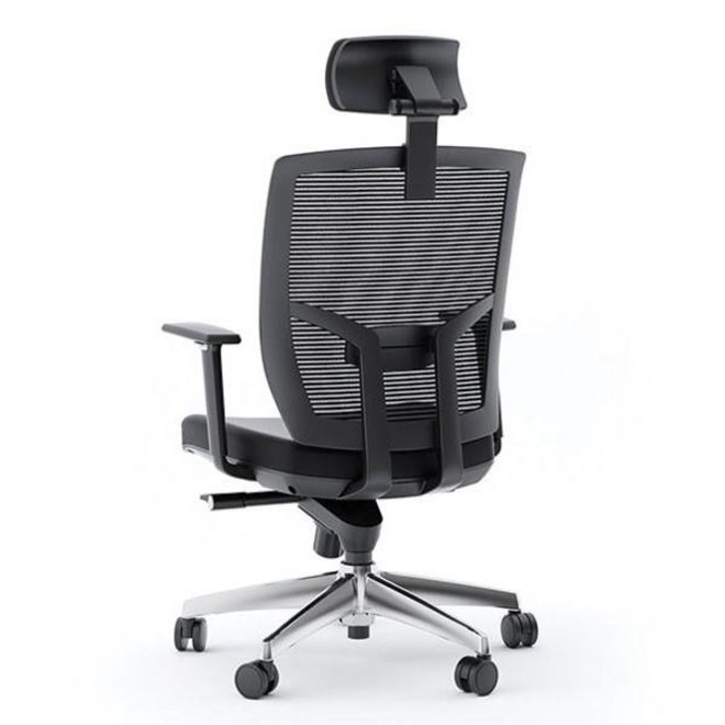 TC 223, Office Chair ( Leather Seat in Black )