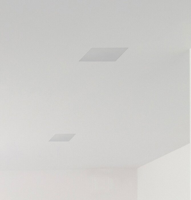 CS180 S Trim-less In-Ceiling Speaker with square grille