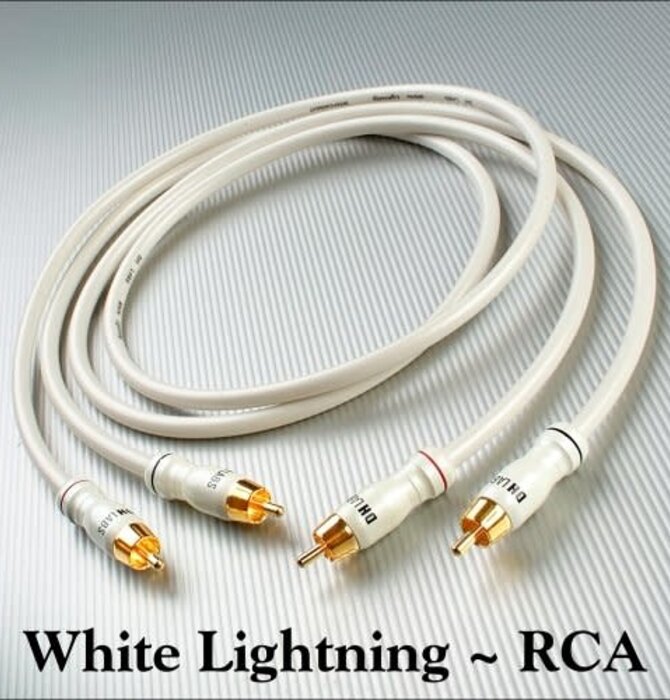 Silver Sonic* White Lightning ULTRA , RCA Audio Cable