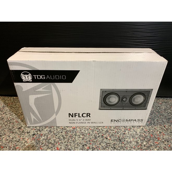 NFLCR-53 Dual 5.25" LCR In-Wall Speaker