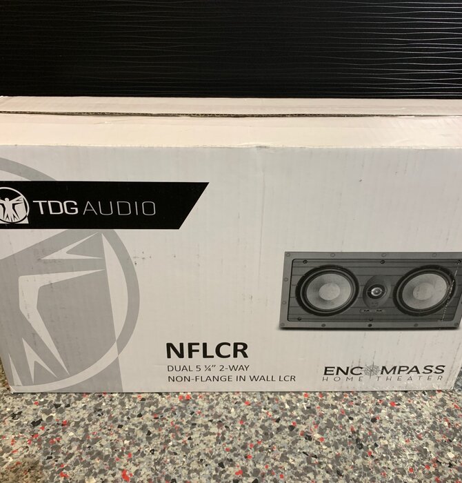 Vanguard Dynamics - NFLCR-53 Dual 5.25" LCR In-Wall Speaker