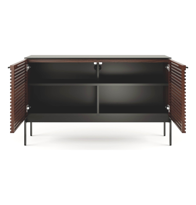 BDI 7128 Corridor SV Double Media Cabinet