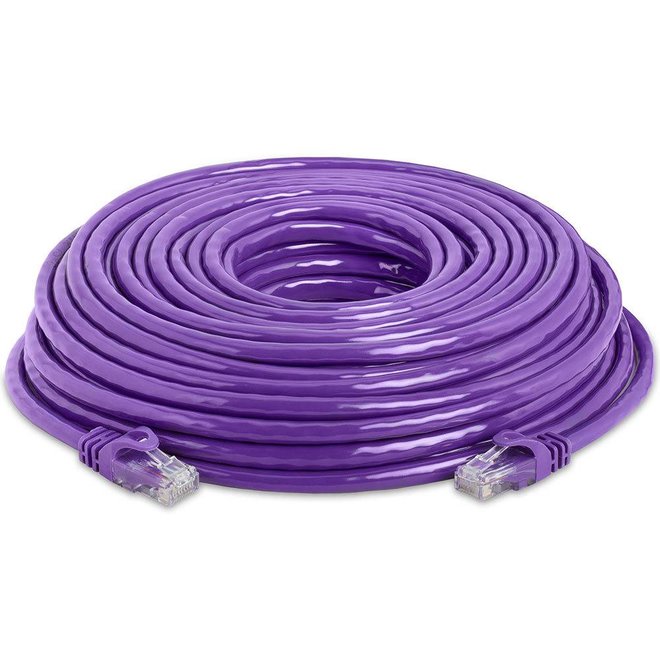 65' Cat6 Premium Shielded Networking Cable, Purple