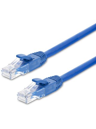50' Cat6 Premium Shielded Networking Cable, Blue