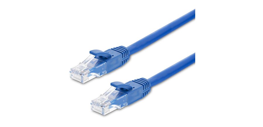 50' Cat6 Premium Shielded Networking Cable, Blue