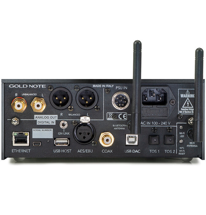 Gold Note - DS-10 D/A Converter, Streamer & Headphone Amp
