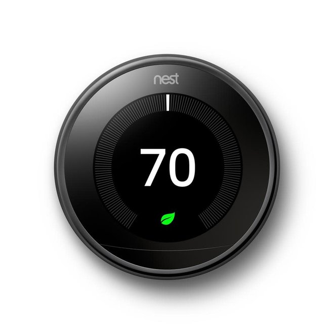 Learning Thermostat 3rd Gen., Mirror Black,  T3018US