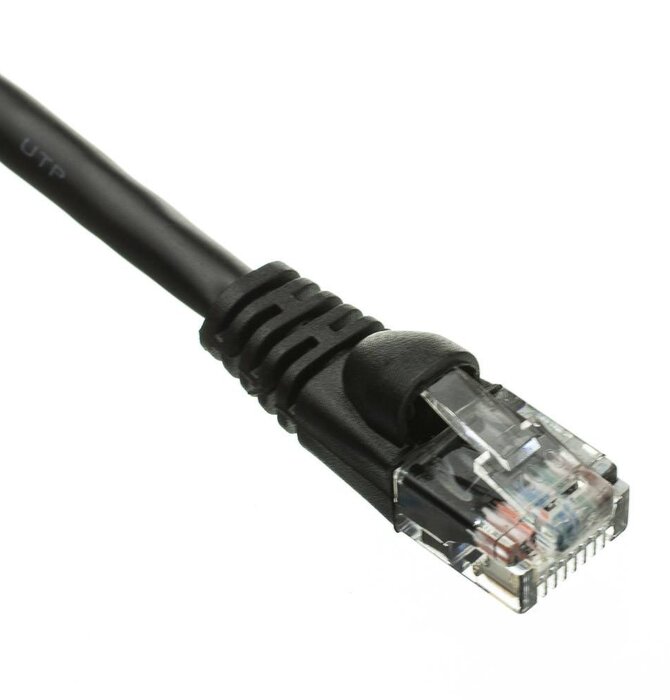 35' Cat6 Premium Networking Cable, Black