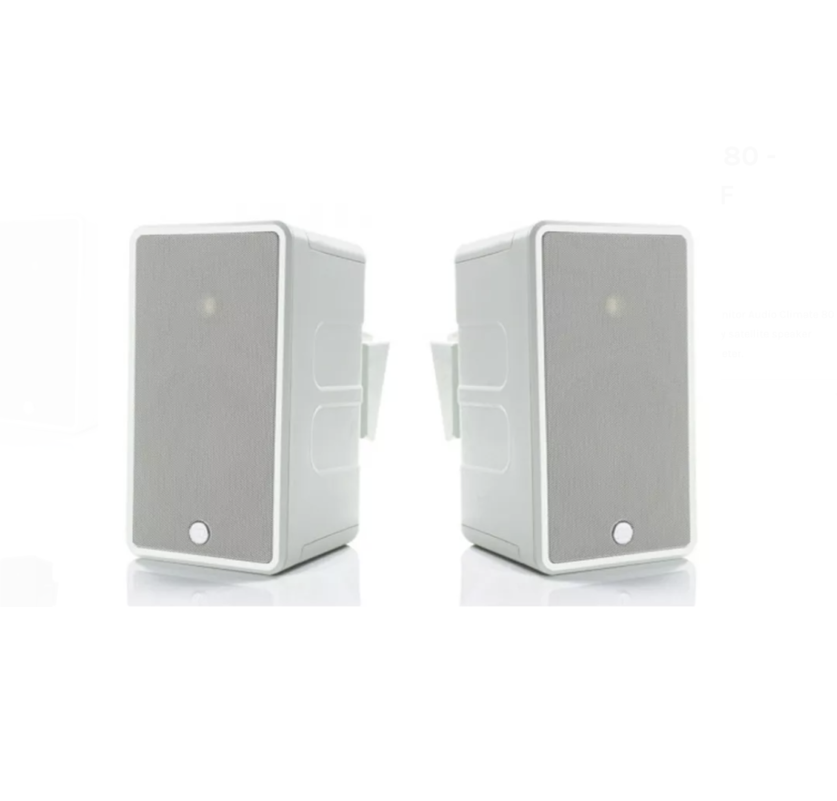Monitor Audio Climate 50 Outdoor Speakers, White Shop Online AV Luxury Group
