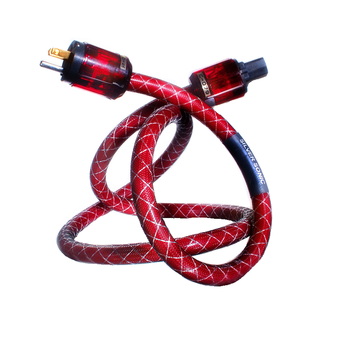 Silver Sonic Red Wave Audiophile A/C Power Cable