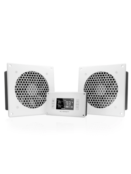 AC Infinity Airplate T8 Cabinet Fan System, White