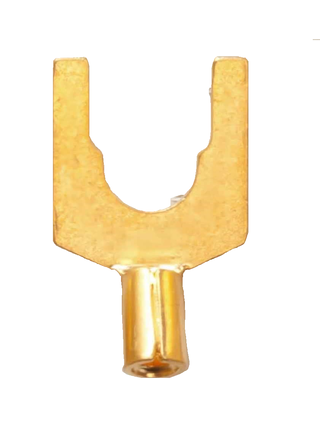DH Labs 14-16 Gauge Gold-plated Spade Connectors, SP-14 ( Sold Each )