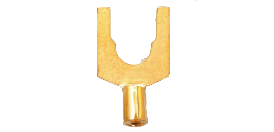 DH Labs 14-16 Gauge Gold-plated Spade Connectors, SP-14 ( Sold Each )