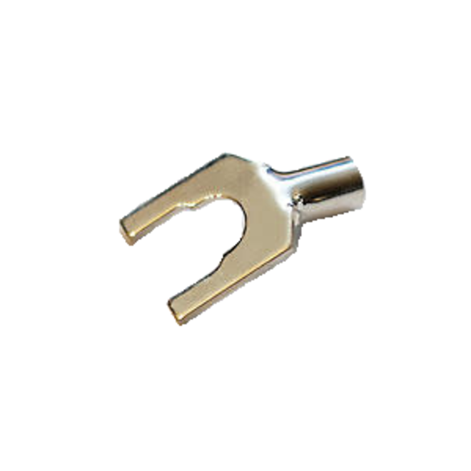 DH Labs 10-12 Gauge Silver Plated Spade Connectors, SP-10 Silver