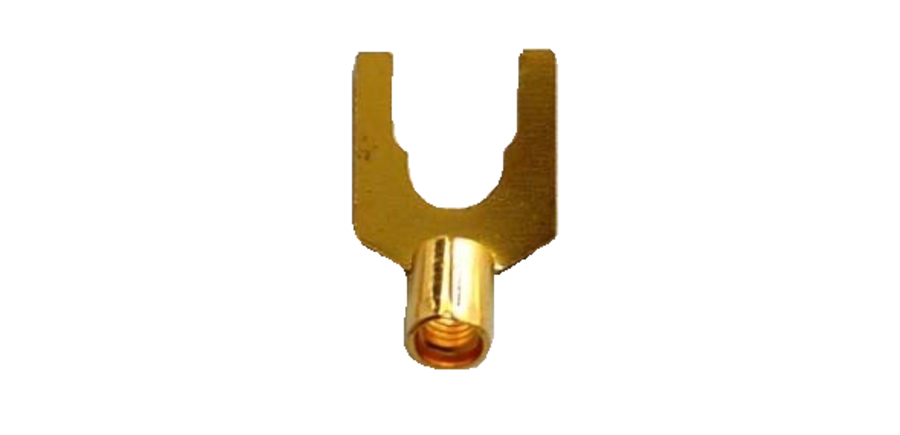 DH Labs 10-12 Gauge Gold-plated Spade Connectors, SP-10 ( Sold Each )