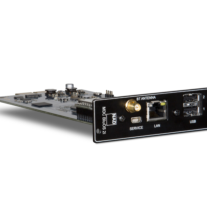 NAD - MDC BluOS-2i Streaming Music Module, Bluetooth & Wifi Certified
