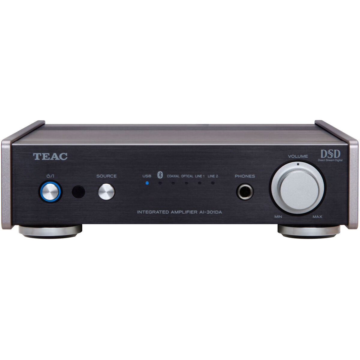 TEAC AI-301DA-X Amplificateur Intégré Bluetooth 2 x 60 Watts sous 4Ω avec  DAC USB 32bits/192kHz & DSD 5,6MHz