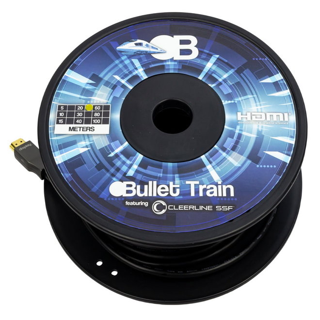 Bullet Train Ultra High Bandwidth 8K / 10K / 5K / 4K Hybrid Optical HDMI Cable