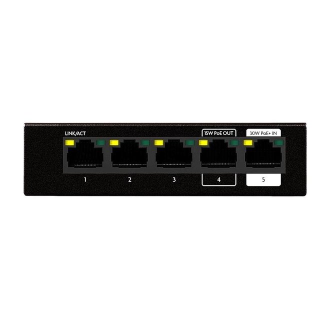 POE+ Powered 5 Port Gigabit Compact Switch, SW-100-05PD