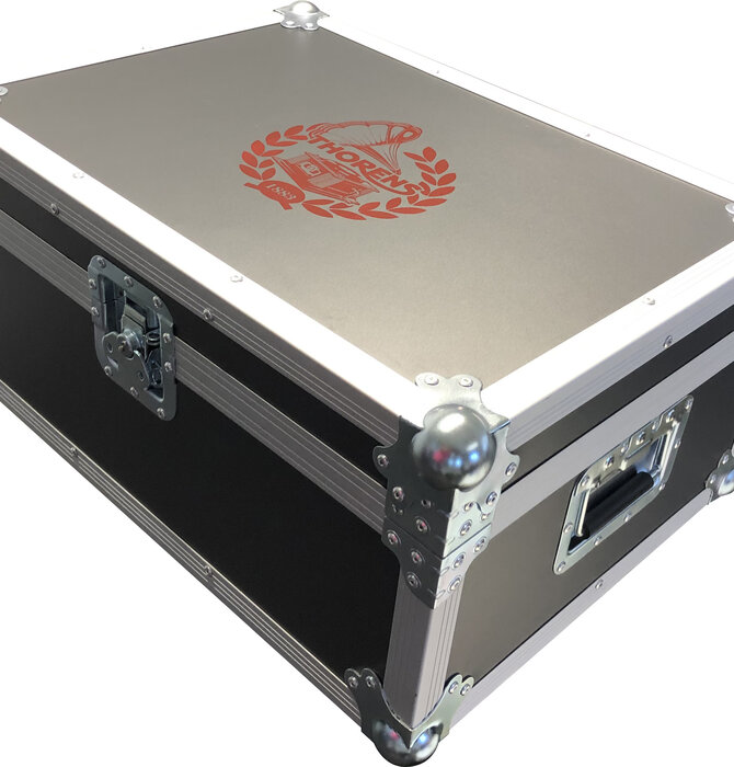 Flight Case with Thorens Logo for TD 124 DD, Grey Color