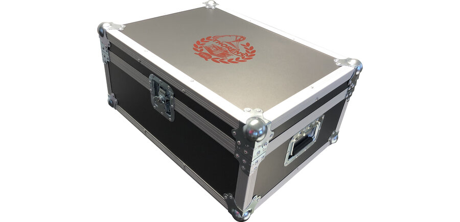 Flight Case with Thorens Logo for TD 124 DD, Grey Color