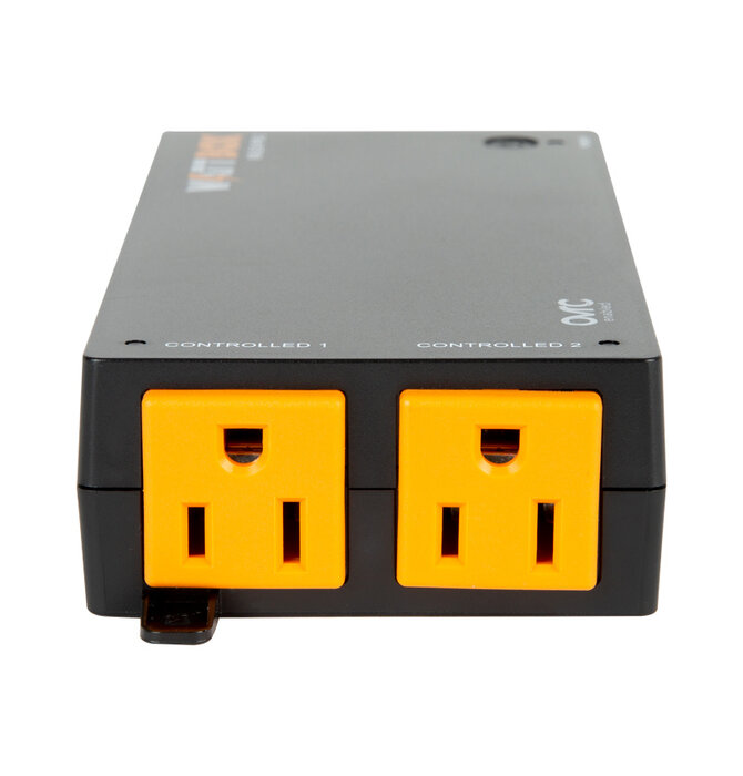 Wattbox 250-Series Wi-Fi Surge Protector | 2 Individually Controlled Outlets (Wi-Fi or Wired) WB-250-IPW-2
