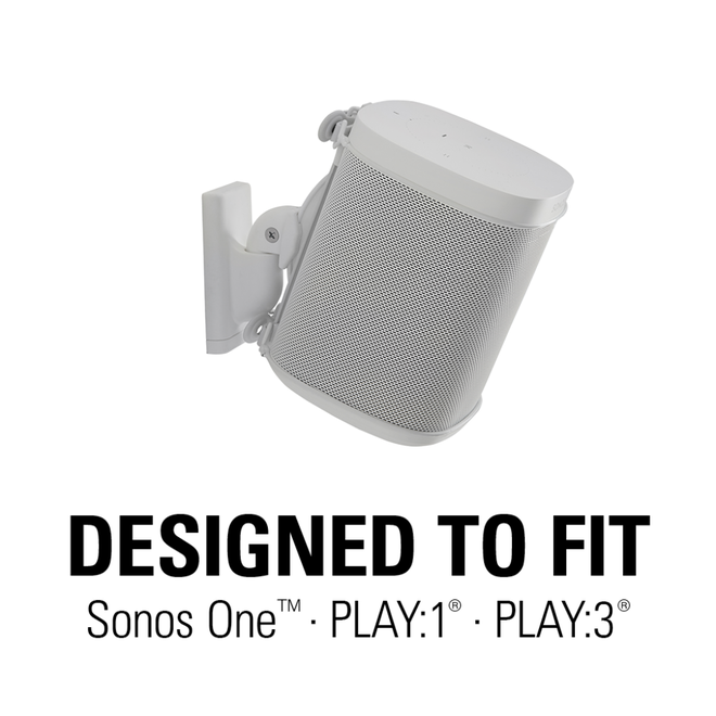 Speaker Wall Mounts for Sonos One, Sonos Play 1, Play 3