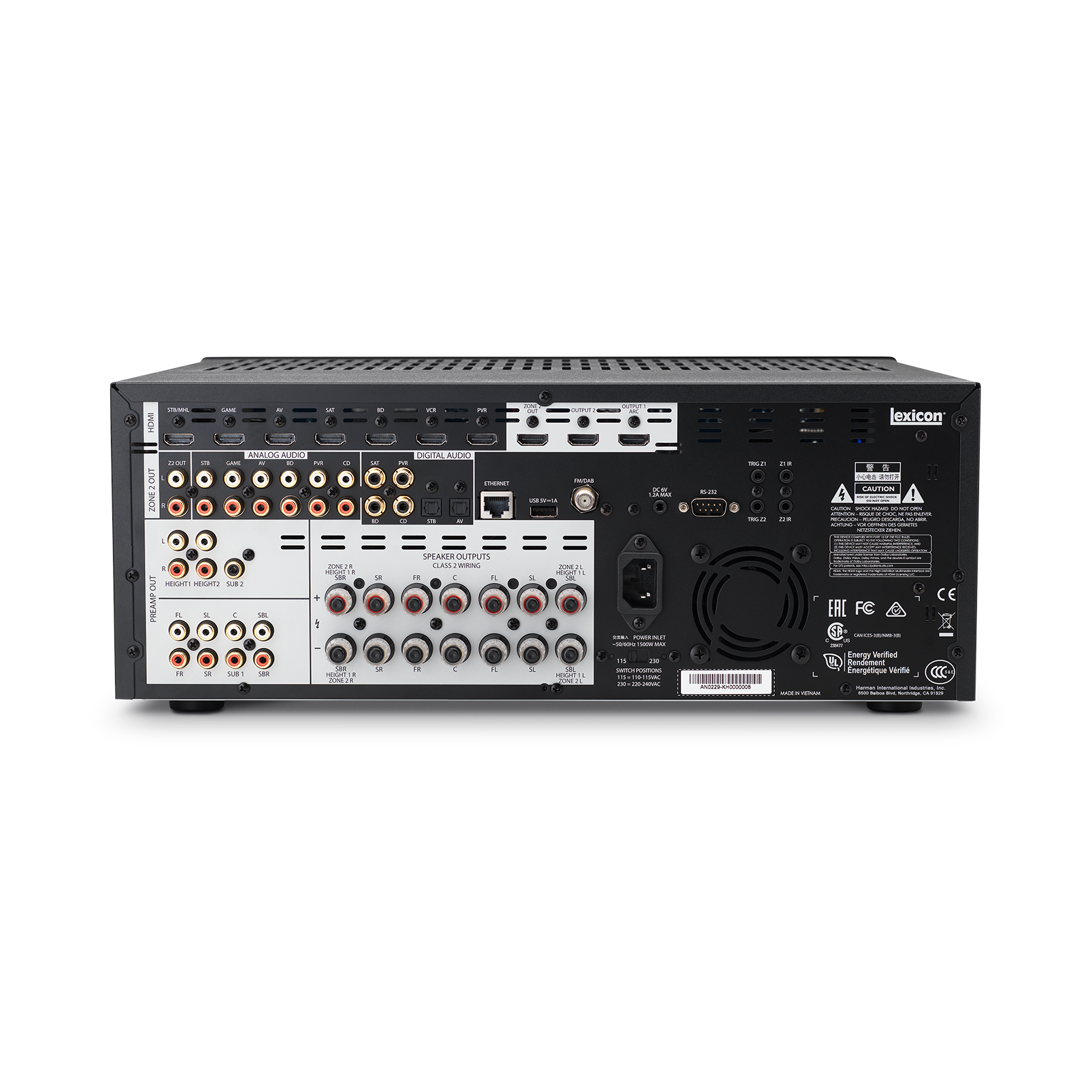Lexicon RV - 6 Surround Sound Receiver