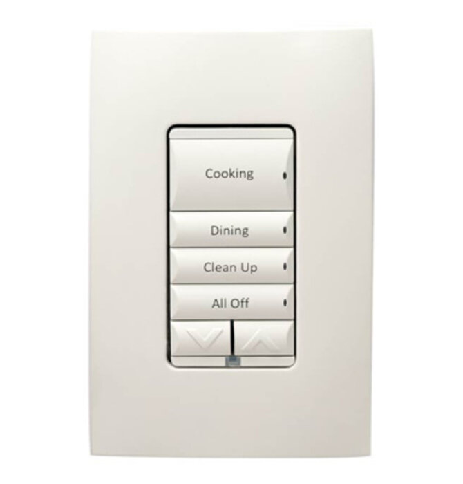 Control4 - Adaptive Wireless Keypad Dimmer, C4-KD120-XX or C4-KD277-XX