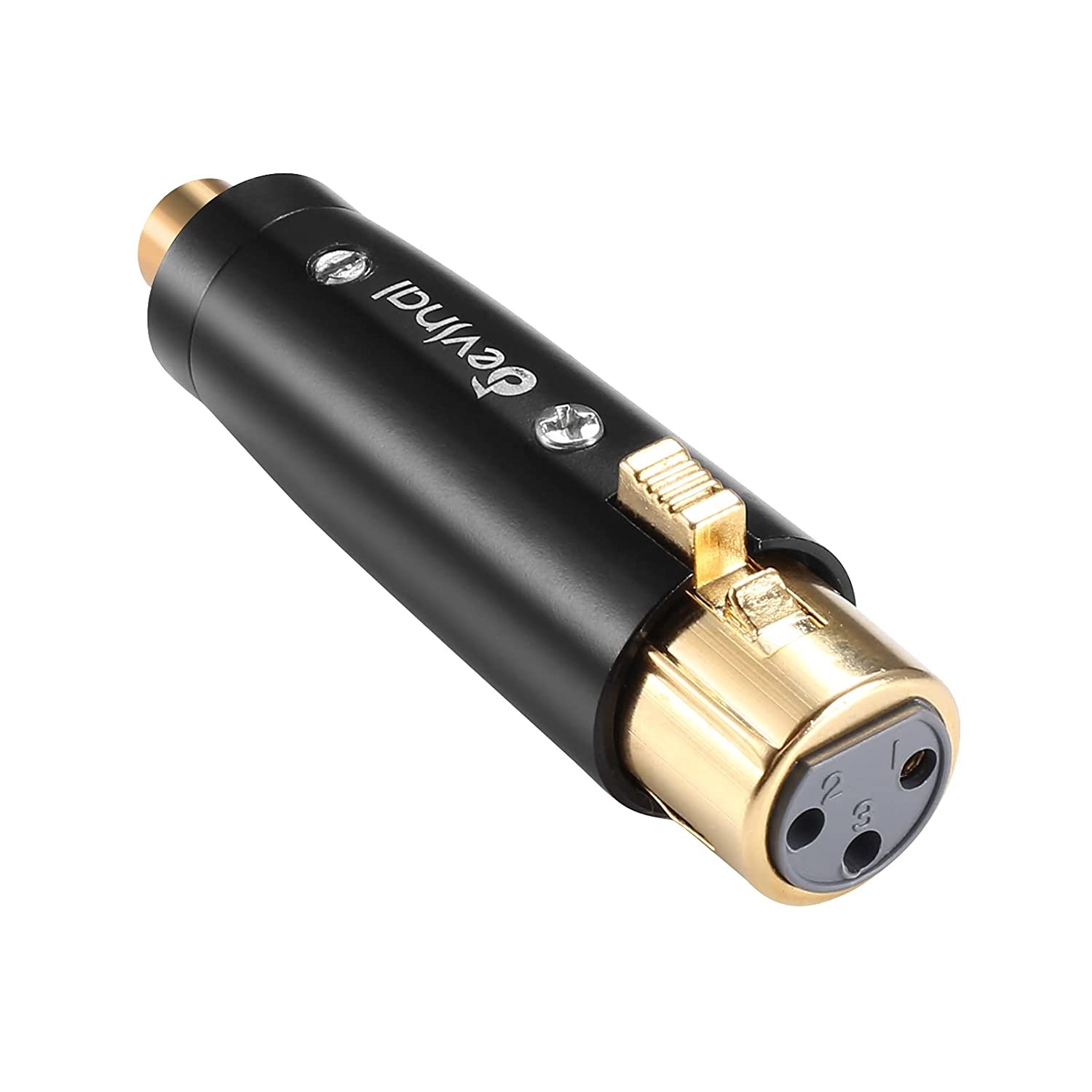 Devinal Gold-plated RCA to XLR Adapter - AV Luxury Group