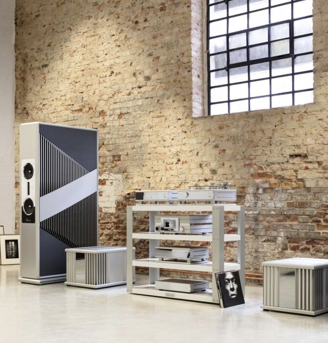Burmester BC350 Signature Line Loudspeaker ( Available in Custom Paint Finishes , Metallic Finishes, Exotic Woods and Leather )