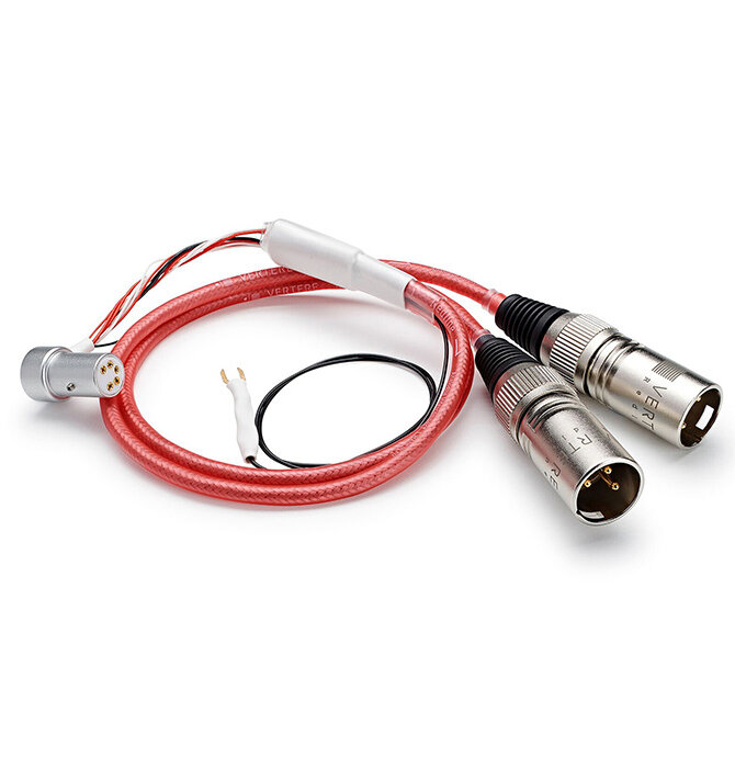 Silver 1.15 meter Tonearm / Phono Cable