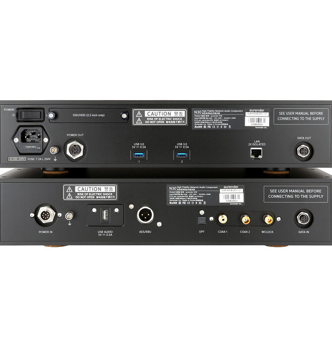 Aurender - N30SA High Definition Caching Music Server , Streamer ( 8 TB SSD  )