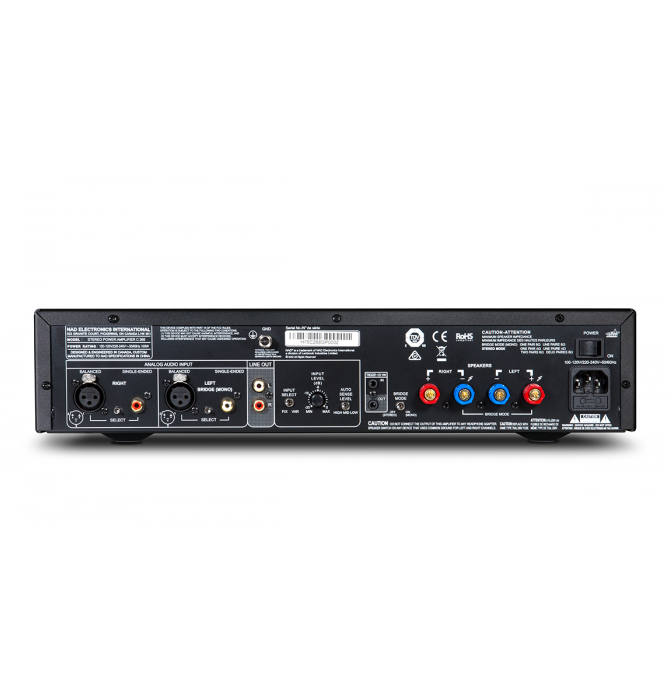 C 268 Stereo Power Amplifier Black