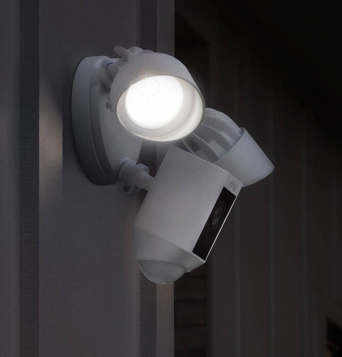 Floodlight Camera with Siren & Two-Way Talk