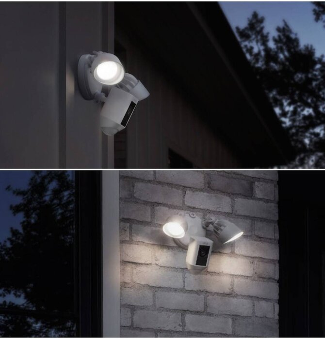 Floodlight Camera with Siren & Two-Way Talk