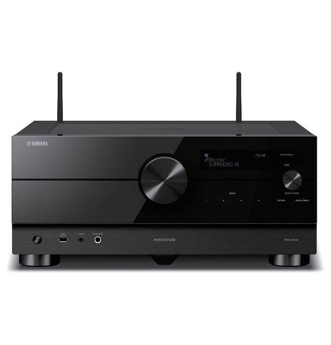Yamaha - RX-A6 9.2 Channel 8K, UHD Dolby Atmos  AV Receiver