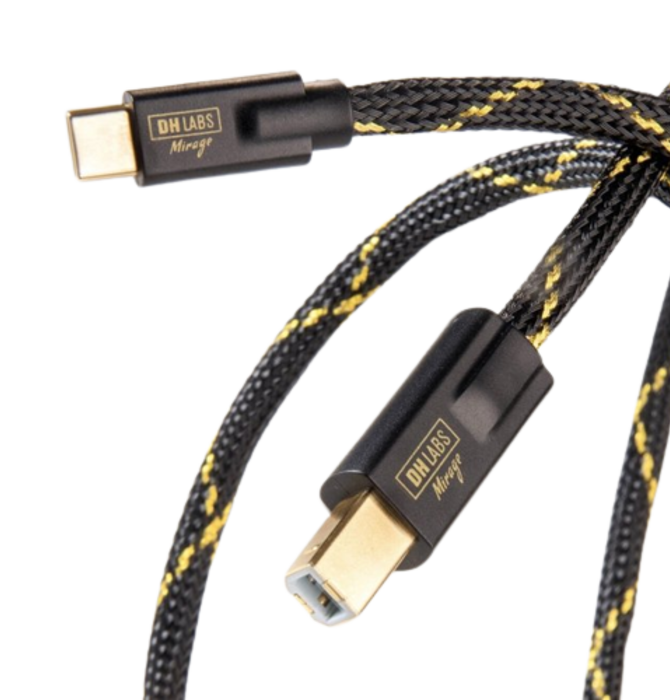 Silver Sonic Mirage Premium USB-A to USB-B  Cable
