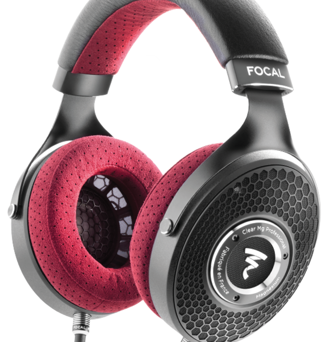 Focal Clear MG Professional Open-Back Studio Reference Headphones - Red