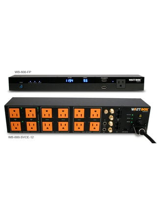Power Conditioner + Faceplate Display Kit , 10 Outlets , KIT-WB-600-VCE-10