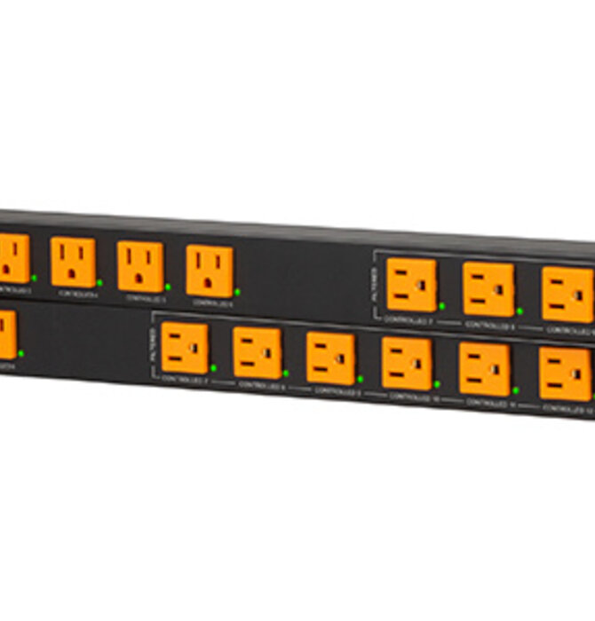 Wattbox IP Vertical  Power Strip  & Conditioner with Individually Controlled & Metered Outlets