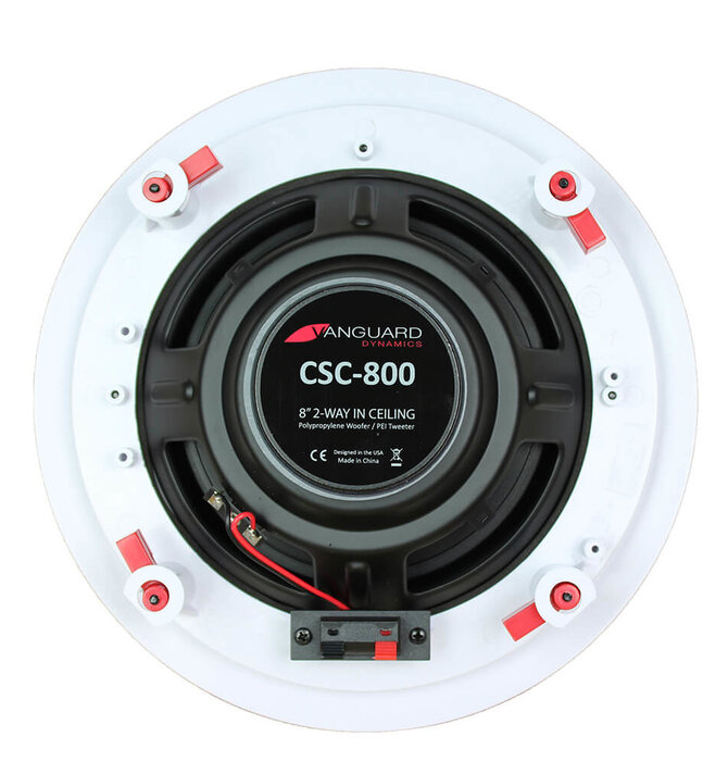 CSC - 800 Flange In-Ceiling w/8" Polypropylene Woofer