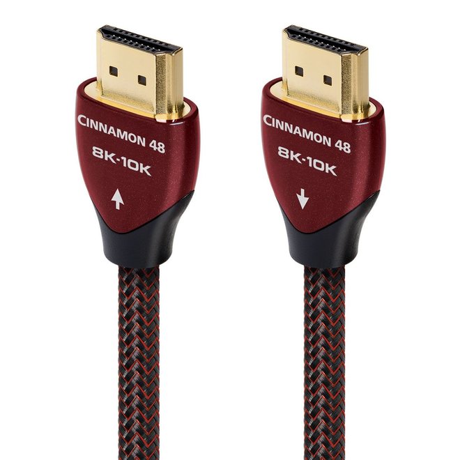 Cinnamon 4K HDMI Cable, (Red/Black Braid)