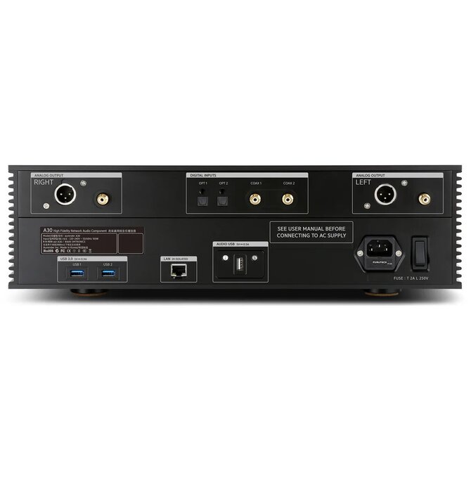 Aurender - A30 Server / Streamer /  MQA DAC / Preamplifier, CD Ripper, Headphone Amplifier