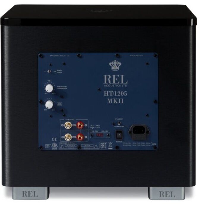 REL Acoustics - HT/1205 MKII Subwoofer Black Lacquer