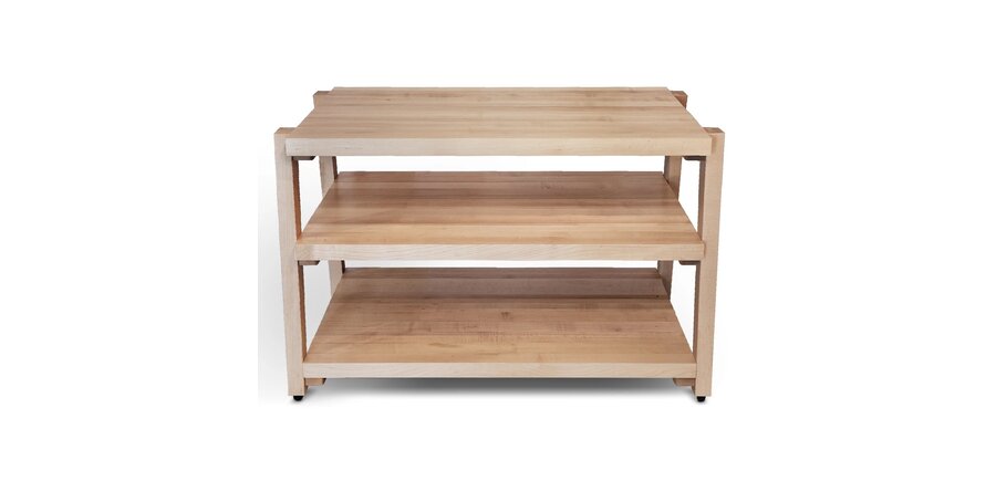 RigidRack® 3 Shelf Maple Shelves - Maple Legs