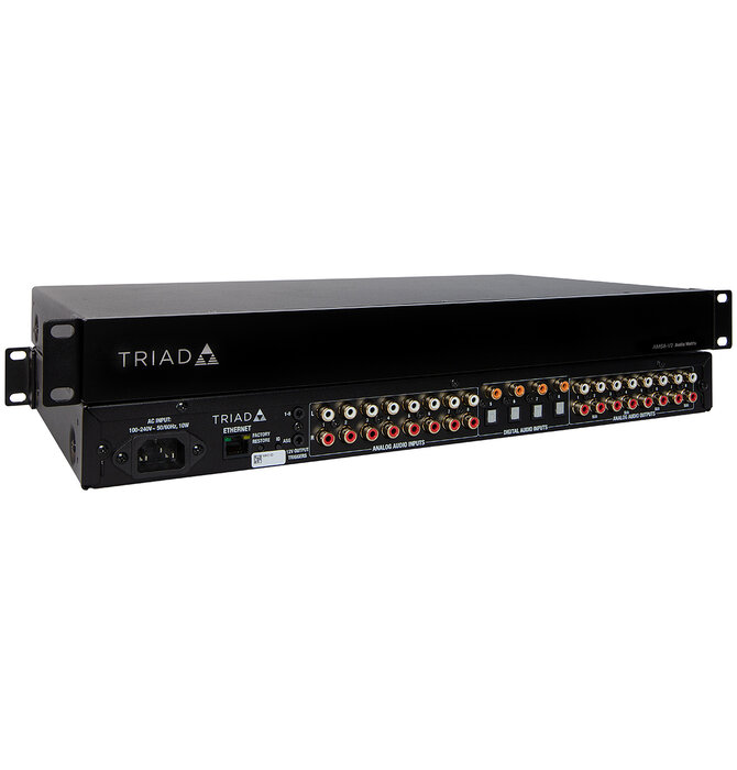 Triad - 8-Zone Audio Matrix Switch, TS-AMS8-V2, Version 2