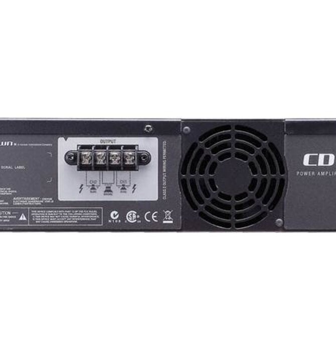 CDi 2000 Two Channel 800W @ 8 Ohm 70V/100V/140 Volt Power Amplifier